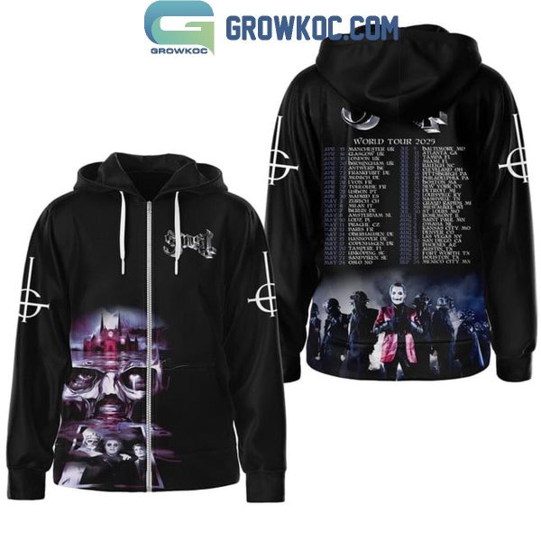 Ghost Band Celebrating 2025 World Tour Hoodie T-Shirt