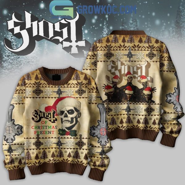 Ghost For The Present Of Christmas 2024 Ugly Sweater