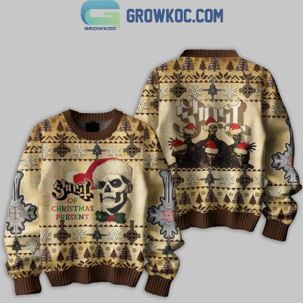 Ghost For The Present Of Christmas 2024 Ugly Sweater