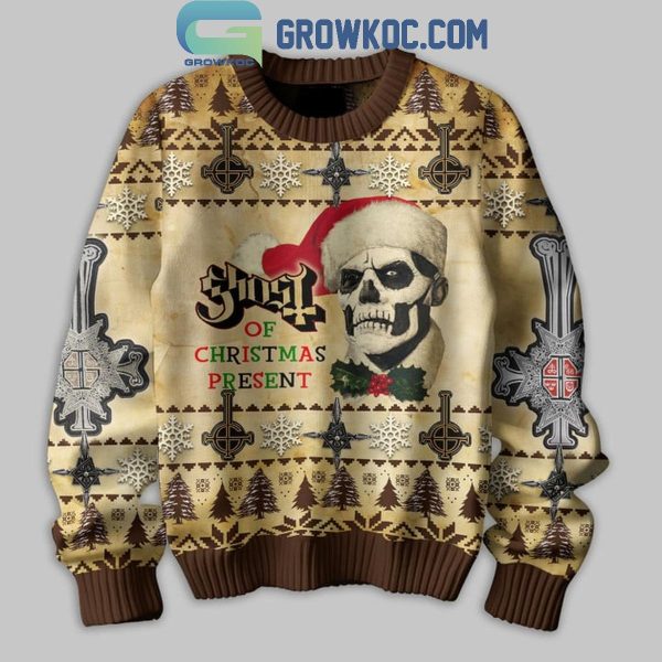 Ghost For The Present Of Christmas 2024 Ugly Sweater