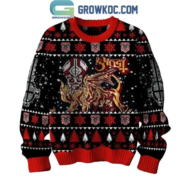 Ghost We Wish To Inform You It’s Christmas Ugly Sweater