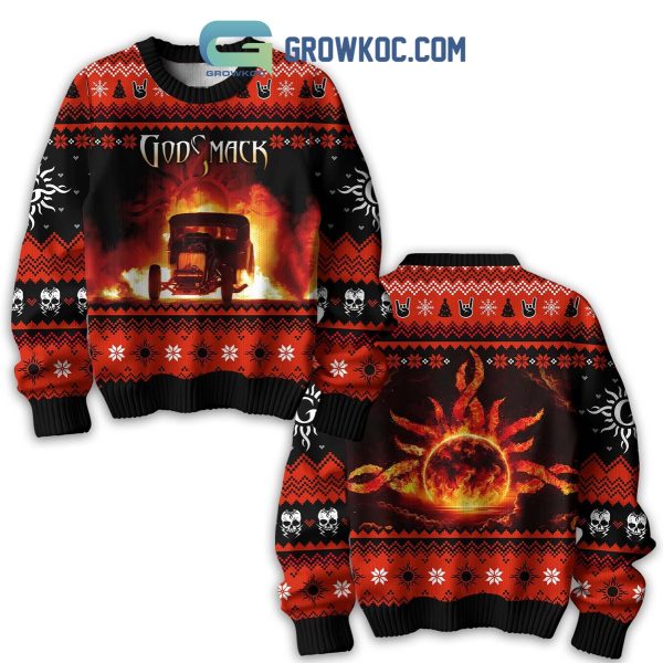 Godsmack Rock Metal Band 2024 Christmas Fan Ugly Sweater