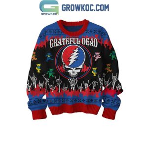 Grateful Dead 2024 Christmas Be Merry Ugly Sweater