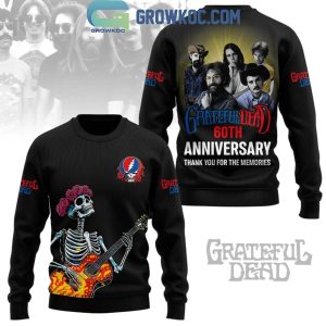 Grateful Dead 60th Anniversary Thank You For The Memories Hoodie T-Shirt