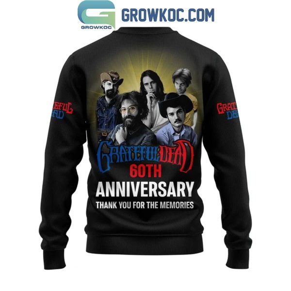 Grateful Dead 60th Anniversary Thank You For The Memories Hoodie T-Shirt