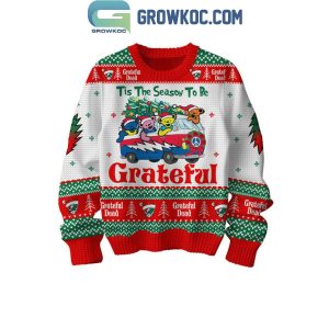 Grateful Dead Is This Grateful Enough The Grinch Christmas Ugly Sweater