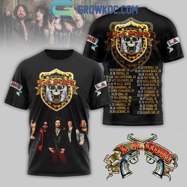 Gun N Roses Ready For 2025 Showtime Schedule Hoodie T-Shirt