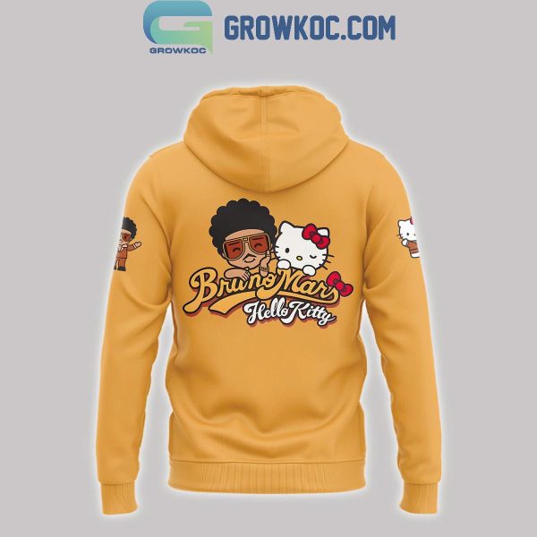 Hello Kitty Bruno Mars Stay Cool 2024 Orange Hoodie T-Shirt