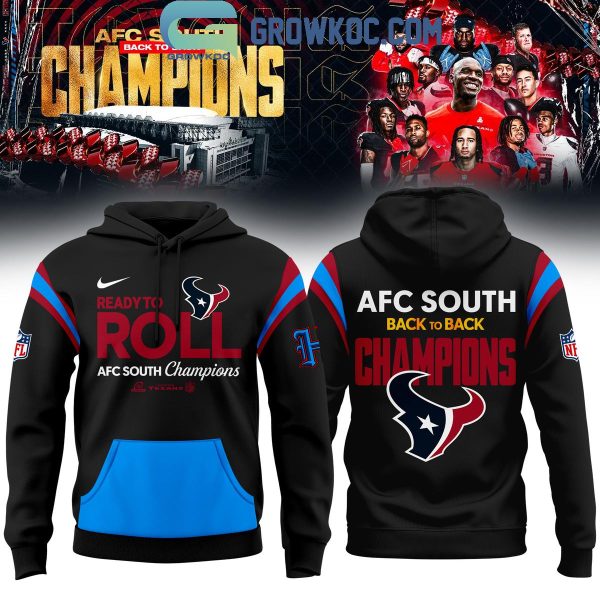 Houston Texans Football Champions Of AFC South Division 2024 Hoodie T-Shirt