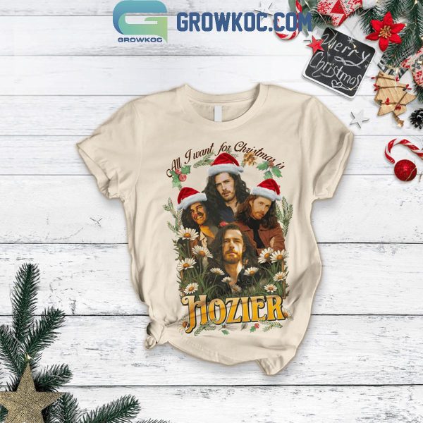 Hozier I Love Hozier Christmas Time Fleece Pajamas Set