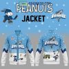 Hershey Bears Christmas Peanuts Friends Snoopy Winter Baseball Jacket