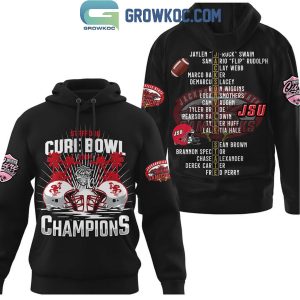 Jacksonville State Gamecocks Staff DNA Cure Bowl 2024 Champions Hoodie T-Shirt