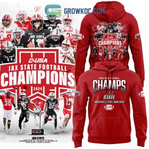 Jax State Football C USA 2024 Football Champions Hoodie T-Shirt