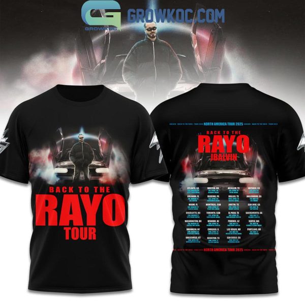 J Balvin Back To The Rayo Tour 2025 Hoodie T-Shirt