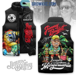 Jimmy Buffett Escape To Margaritaville Sleeveless Puffer Jacket