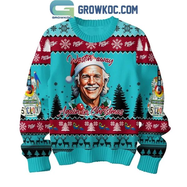 Jimmy Buffett Wastin’ Away Again In Christmas 2024 Ugly Sweater