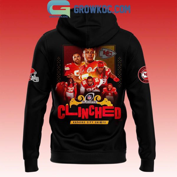 Kansas City Chiefs 2024 NFL Playoffs West Clinched 10 Years In A Row Hoodie T-Shirt