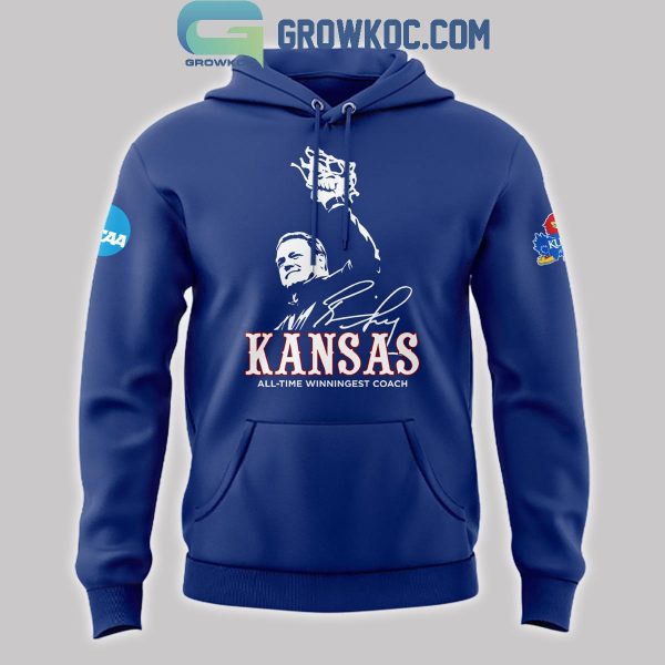 Kansas Jayhawks Basketball The Winningest Coach 2024 Hoodie Longs Pants