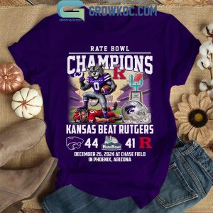 Kansas State Wildcats Beat Rutgers Rate Bowl Champions 2024 Celebrating T-Shirt