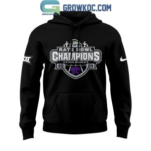 Kansas State Wildcats Football 2024 Rate Bowl Champions Black Hoodie T Shirt