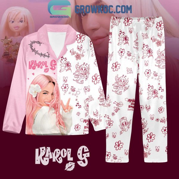 Karol G Manana Bonita 2025 Be My Valentine Polyester Pajamas Set