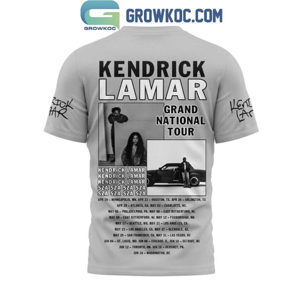 Kendrick Lamar 2025 Ready For Grand National Tour Hoodie T-Shirt