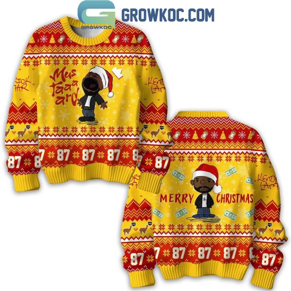 Kendrick Lamar Merry Mustard Christmas Holidays Ugly Sweater