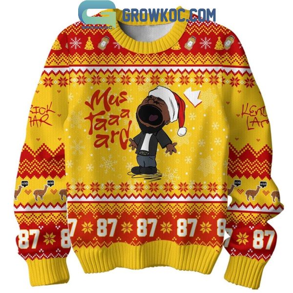 Kendrick Lamar Merry Mustard Christmas Holidays Ugly Sweater