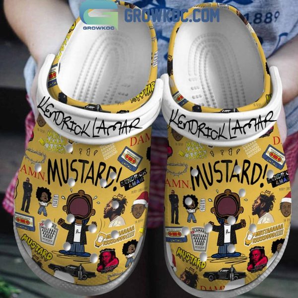 Kendrick Lamar Merry Mustard They Not Like Us 2024 Christmas Crocs Clogs