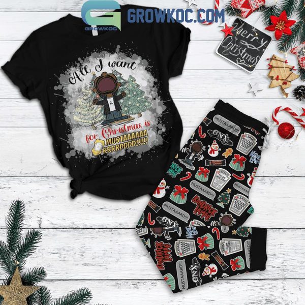 Kendrick Lamar Mustard Christmas Time Fleece Pajamas Set