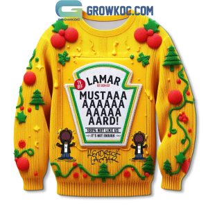 Kendrick Lamar Mustard Lamar Est. 2024 Christmas Ugly Sweater