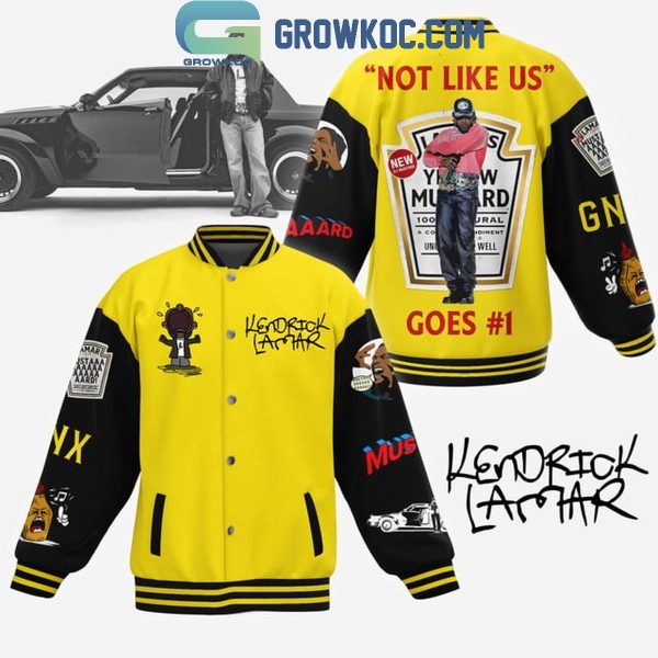 Kendrick Lamar Mustard Not Like Us Goes #1 Baseball Jacket