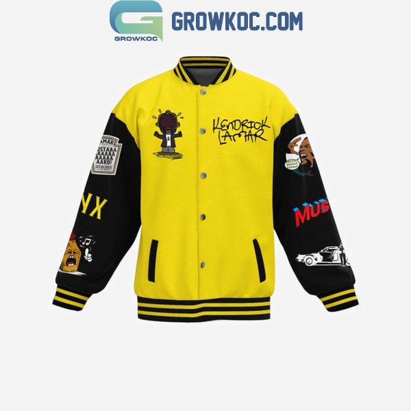 Kendrick Lamar Mustard Not Like Us Goes #1 Baseball Jacket