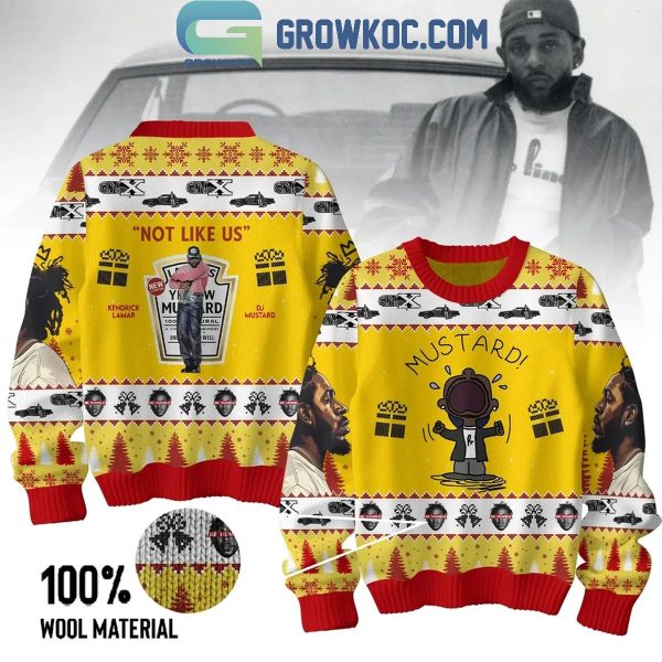 Kendrick Lamar Mustard Not Like Us Not Enough Christmas Ugly Sweater