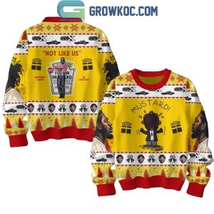 Kendrick Lamar Mustard Not Like Us Not Enough Christmas Ugly Sweater