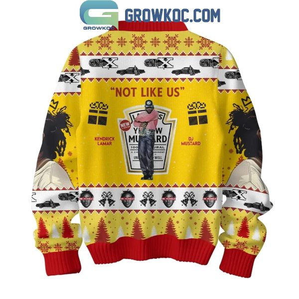 Kendrick Lamar Mustard Not Like Us Not Enough Christmas Ugly Sweater