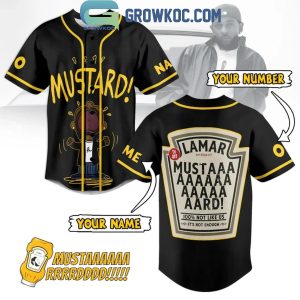 Kendrick Lamar Mustard Not Like Us Not Enough Personalized Baseball Jersey