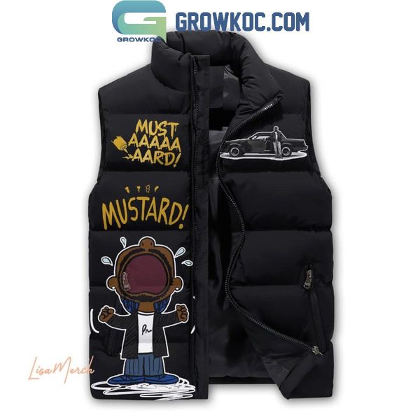 Kendrick Lamar Mustard Not Like Us Sit Down Be Humble Sleeveless Puffer Jacket