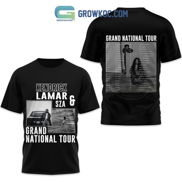 Kendrick Lamar SZA Grand National Tour 2025 Hoodie T-Shirt