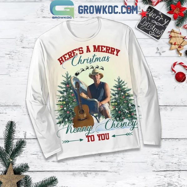 Kenny Chesney Here’s A Merry Christmas To You Fleece Pajamas Set