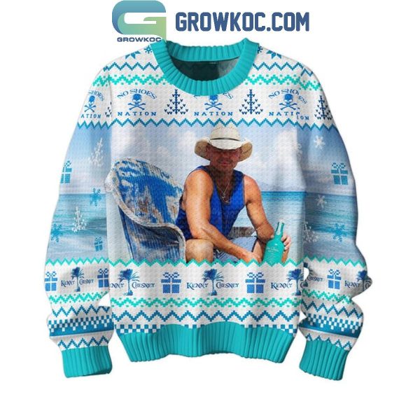 Kenny Chesney The Sun And The Sand And A Drink In My Hand Christmas Ugly Sweater