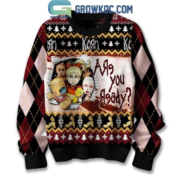 Korn Are You Ready To Celebrate 2024 Christmas Ugly Sweater