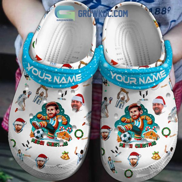 Lionel Messi Messi Christmas Happy New Year 2025 Personalized Crocs Clogs