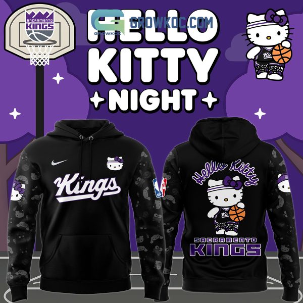 Los Angeles Kings Happy Hello Kitty Anniversary 50th 2024 Hoodie T-Shirt