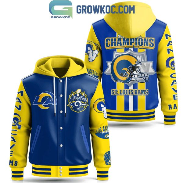 Los Angeles Rams Let’s Go Champions St. Louis Rams 2025 Baseball Jacket