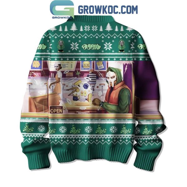 MF Doom Come In We’re Open Christmas Ugly Sweater