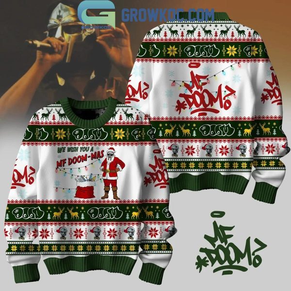 MF Doom We Wish You A MF Doommas Christmas 2024 Ugly Sweater