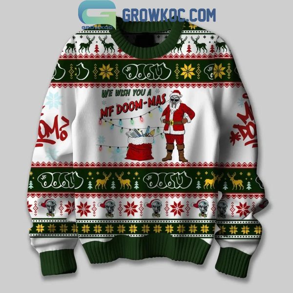 MF Doom We Wish You A MF Doommas Christmas 2024 Ugly Sweater