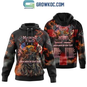 Machine Head North America Tour 2025 In Flames Hoodie T-Shirt