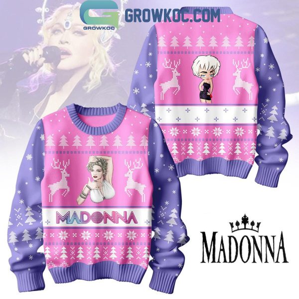 Madonna Let’s Celebrating The Holidays Christmas 2024 Ugly Sweater